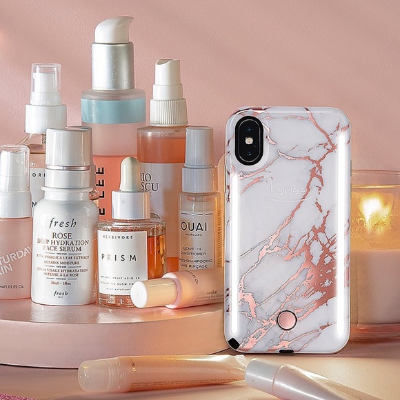 ✨ LUMEE Duo Pink Marble iPhone XS Max Case - Picture 3 of 7